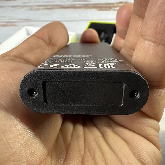 Zippo Black HeatBank 3 Rechargeable Hand Warmer – Power Bank, Tested & Portable - Picture 6 of 6